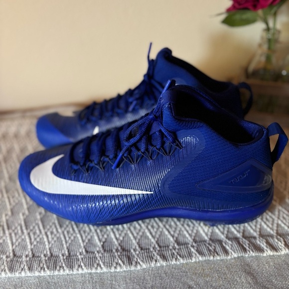 NIKE FORCE ZOOM TROUT 3 METAL BASEBALL CLEATS, US MENS SIZE 13. 856503-447, Blue - Picture 5 of 10